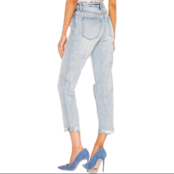 PISTOLA Presley High Rise Relaxed Roller Jeans in By My Side Size 26 - Picture 3 of 14